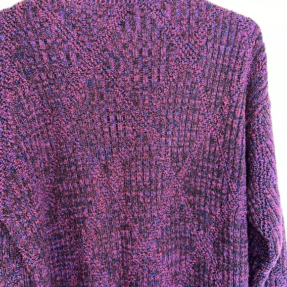 VINTAGE CHRISTIAN DIOR PURPLE KNIT SWEATER - Picture 12 of 13